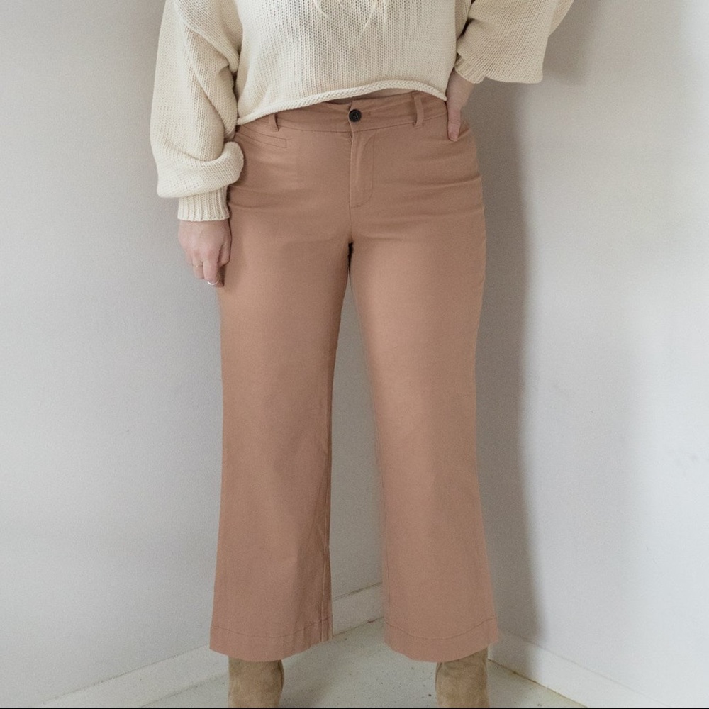 NWT Loft Wide Leg Crop Pants